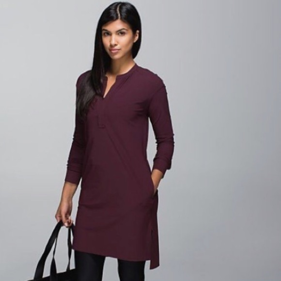 Lululemon Stretchable Effortless V Neck Dress - Picture 2 of 7